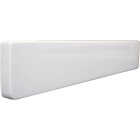Modular Vanity Tops 3-1/2 In. H x 22 In. L Solid White Cultured Marble Side Splash, Universal Image 1