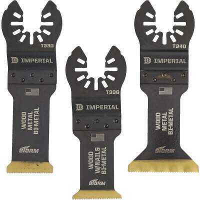 Imperial Blades ONE FIT Storm Oscillating Blade Assortment (3-Piece)