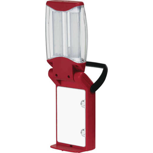 Energizer Weatheready 5.4 In. W. x 7.4 In. H. Red Plastic Folding LED Lantern